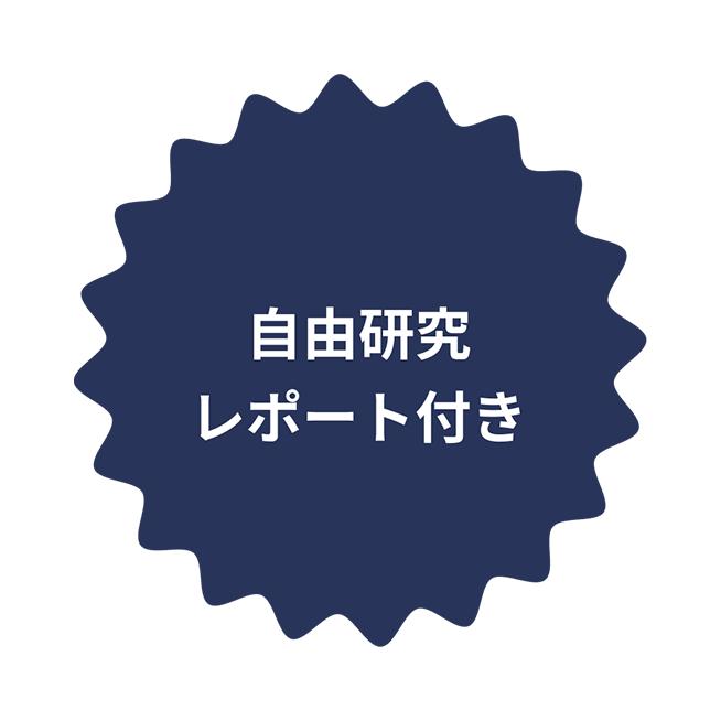 自由研究レポート付き